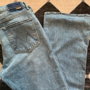 MOTHER denim High Waisted The Weekender Jeans $289 31 Worn Once